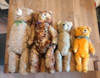 4 alte harte Vintage Bären Teddybären ca.  60, 57, 45 und 40 cm Bayern - Laufen Vorschau