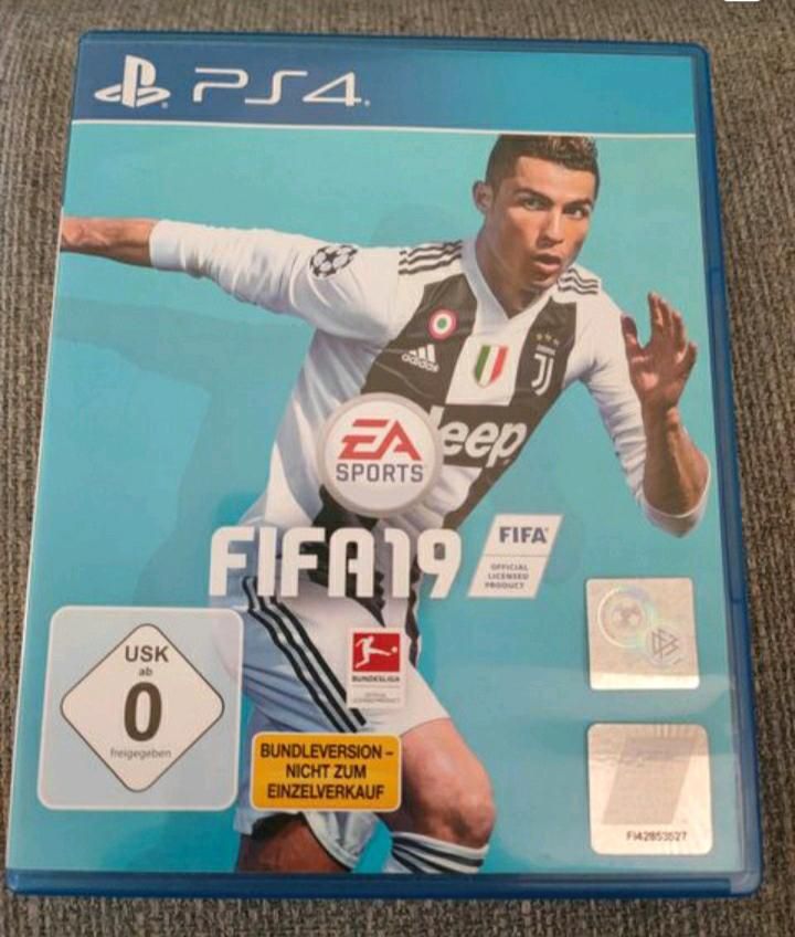 PS Playstation 4 Spiel "FIFA 19" in Schweitenkirchen