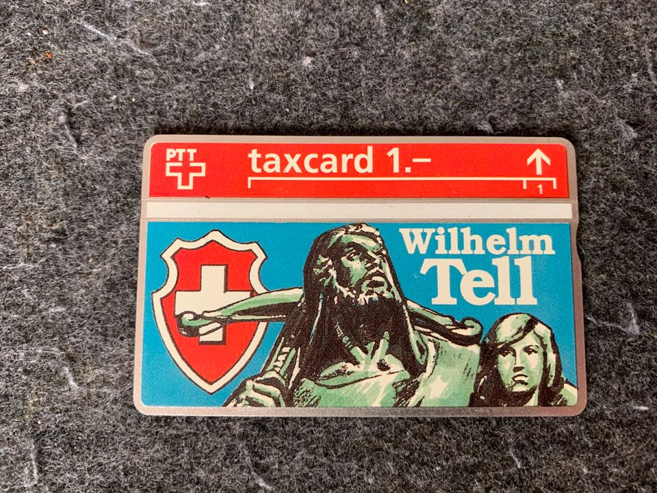 Schweizer Telefonkarte, Wilhelm Tell, 1 Franken Unbenutzt in Hamburg