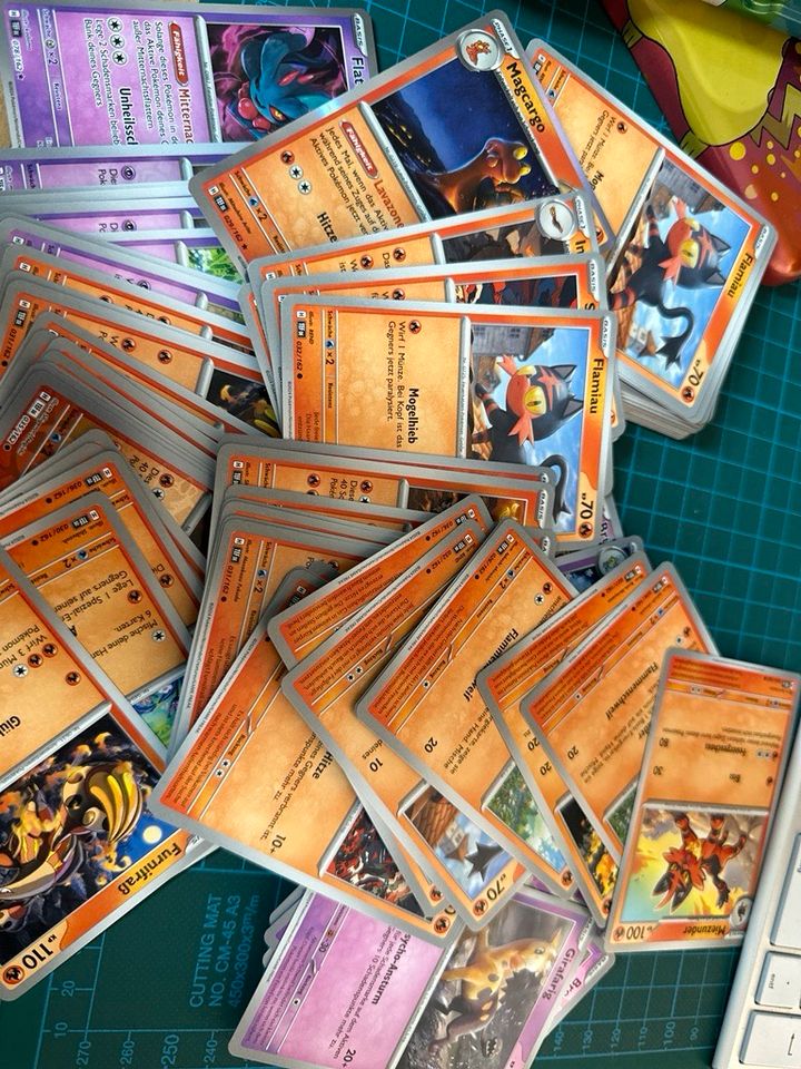 80 Pokemon Karten mit Pencil Case in Salzgitter