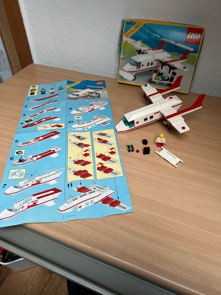 Verkaufe LEGO Set 6356 Krankenflugzeug in Kassel