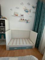 Babybett mit Schubladen (Stuva) türkis Hannover - Linden-Limmer Vorschau