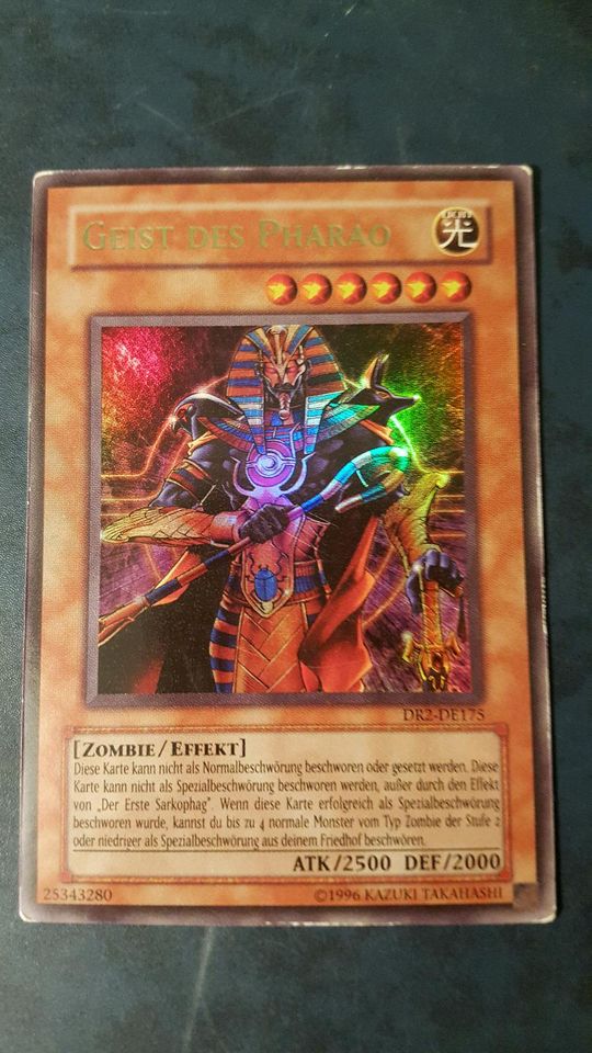 Yugioh Geist des Pharao ultra rare DR2 in Zwickau