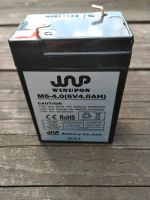 Akku Batterie 6 Volt 4 AH Moped Akkulampen Mofa Parchim - Landkreis - Plau am See Vorschau