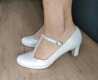 Brautschuhe Tanzschuhe Pumps Ivory/ Off White Größe 7 (41) Bayern - Mauerstetten Vorschau