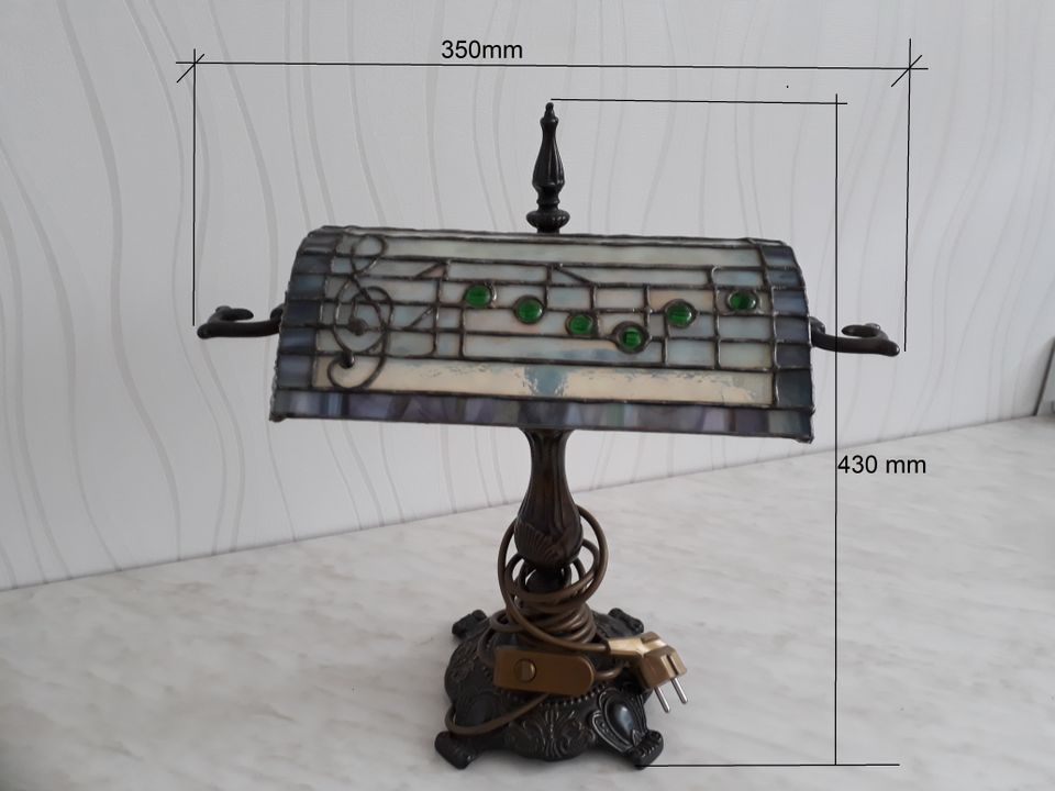 Tischlampe bunte Glas Tiffany-Stil, in Püttlingen