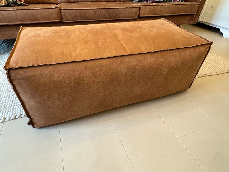 Beinablage Leder Couch/Sofa in Augsburg