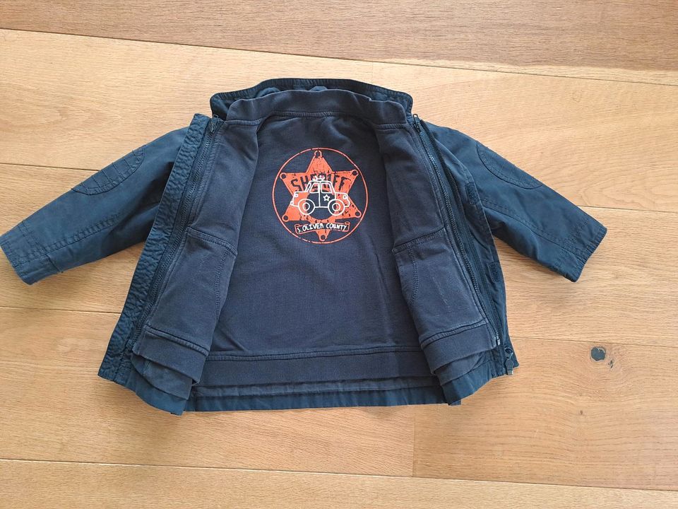 Sommerjacke, leichte Jacke, Anorak 2 in 1 von S.Oliver Größe 80 in Wiehl