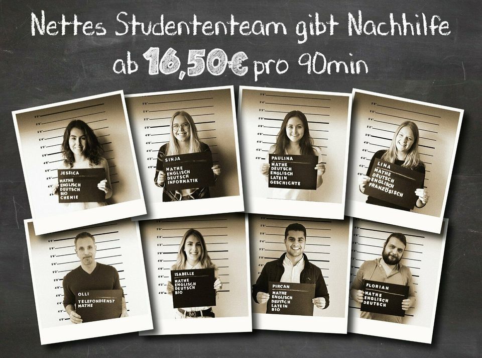 Studententeam Nachhilfe Mathe Englisch Deutsch Spanisch Latein... in Dortmund