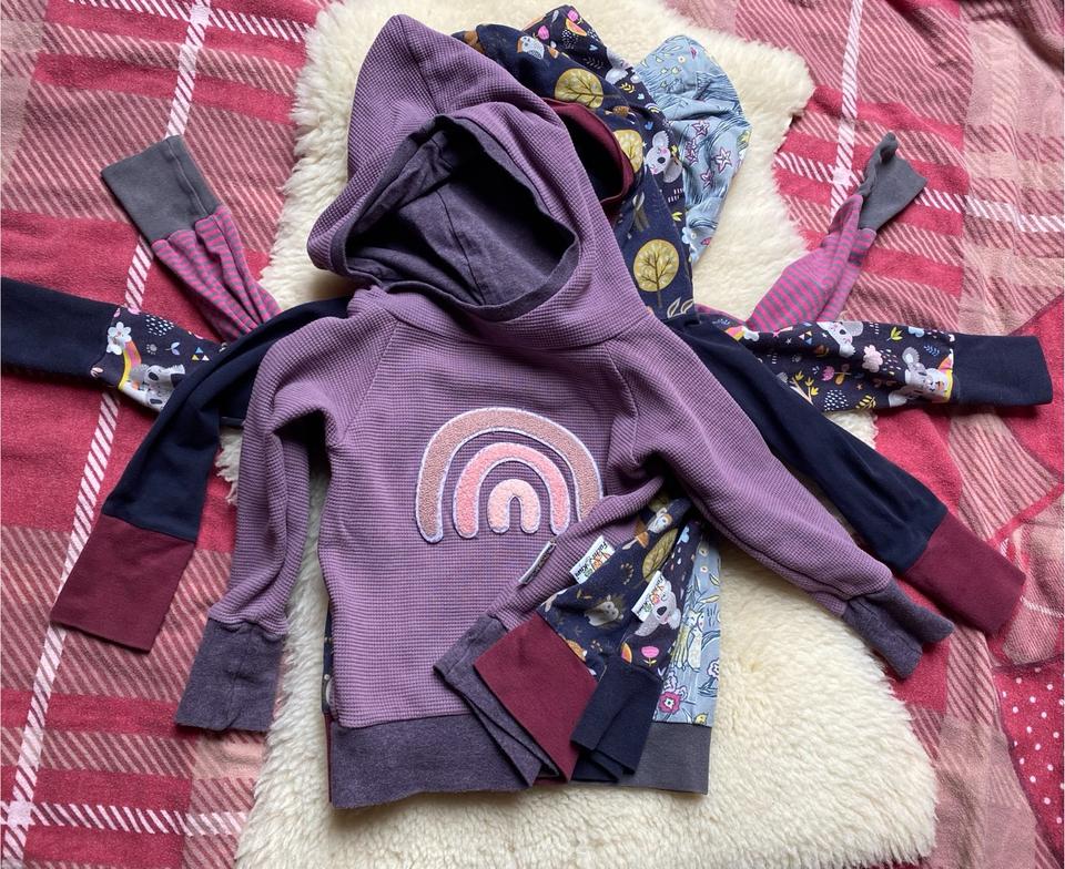 Kiwi und Fuchs Pullover Kapuze blau 86 92 98 Wildtiere Koala in Bad Blankenburg