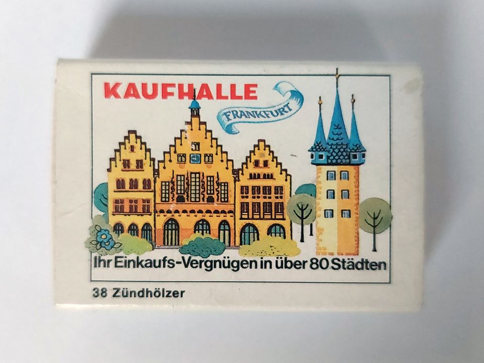 Streichholzschachtel Frankfurt - Hamburg - Köln Kaufhalle Sammler in Hamburg