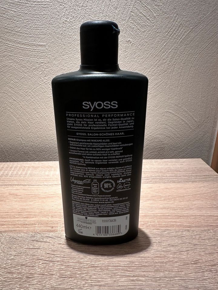 syoss-Shampoo Repair unbenutzt in Bersenbrück