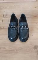 Tamaris Leder Slipper schwarz NEU Gr. 39  Loafer Niedersachsen - Northeim Vorschau