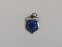 Bettelarmband Anhänger Europarat 800er Silber - Emaille. Niedersachsen - Kirchlinteln Vorschau