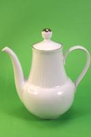 Henneberg 1777 Kanne DDR Kaffeekanne weiß Goldrand Vintage Thüringen - Kammerforst Vorschau