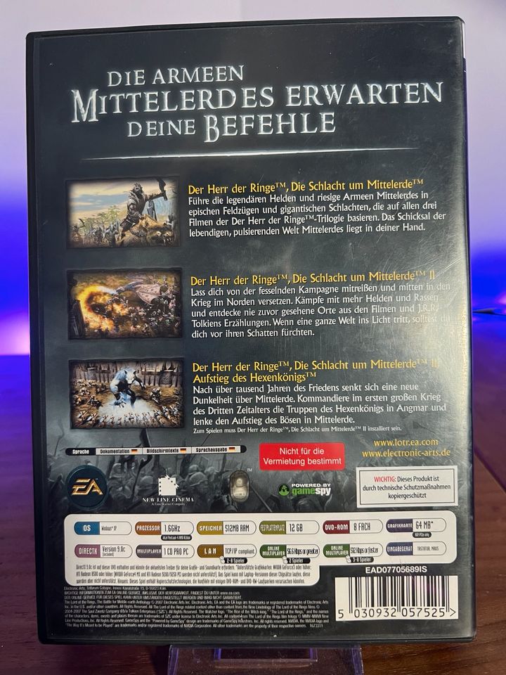 Herr der Ringe Die Schlacht um Mittelerde PC/DVD‼️ in Hagen