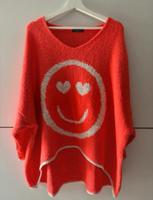 Kuscheliger Oversize Pulli, Made in Italy, orange-beige, Gr. L/XL Bayern - Reichenberg Vorschau