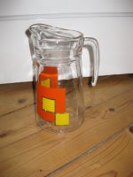 Saftkrug Kanne aus Glas orange gelb 60er 70er Jahre Findorff - Findorff-Bürgerweide Vorschau