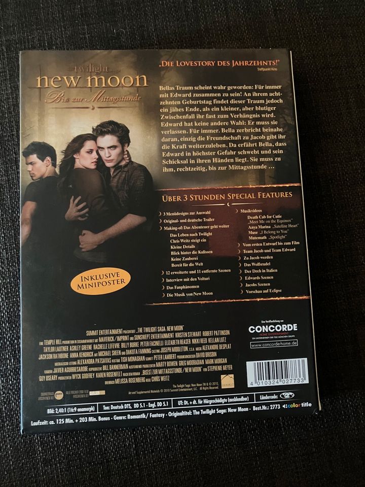 New Moon- Biss zur Mittagsstunde DVD Fan Edition in Soyen