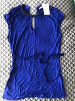 Blaues Top von H&M mit Perlenbezug am Hals neu Gr. S Hessen - Raunheim Vorschau