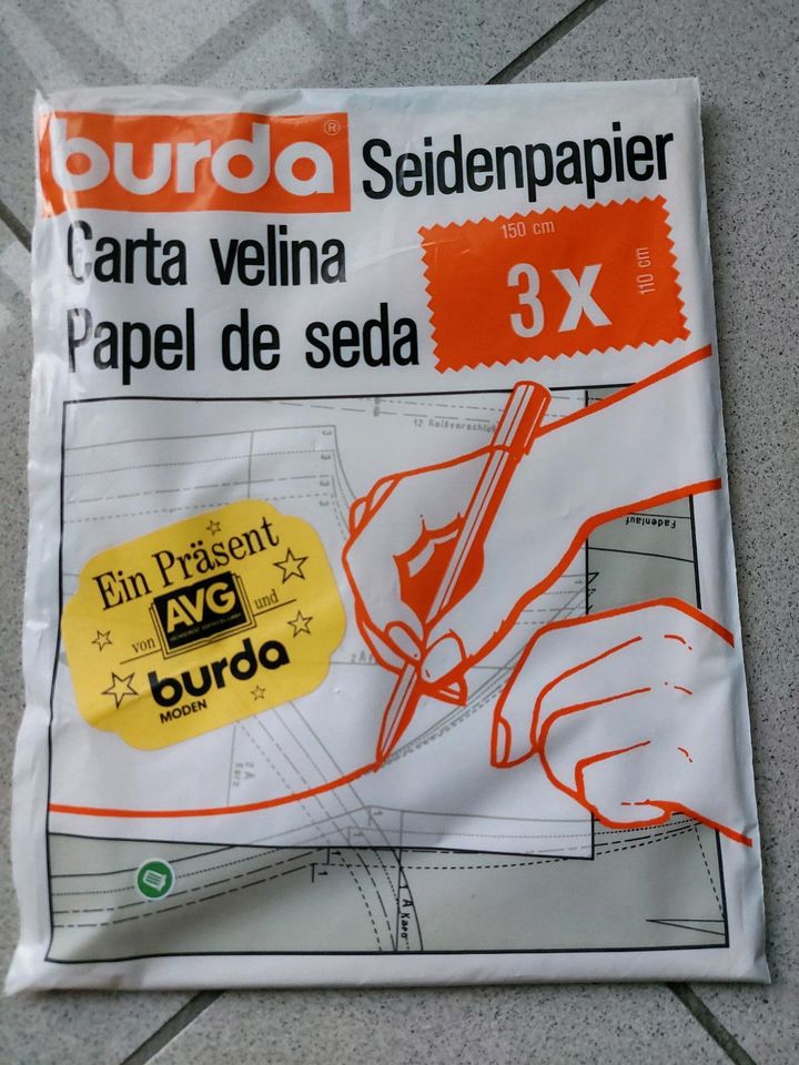 Burda Seidenpapier 3 x Bögen 110 x 150 m in Altenberge