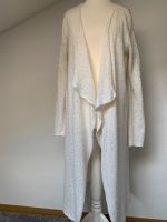 Lange Drape-Strickjacke Creme Gr. 34 Rheinland-Pfalz - Rengsdorf Vorschau