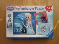 Puzzle Ravensburger ab 5 Jahre Frozen Elsa Anna 3x49 Teile neuwer Düsseldorf - Unterrath Vorschau