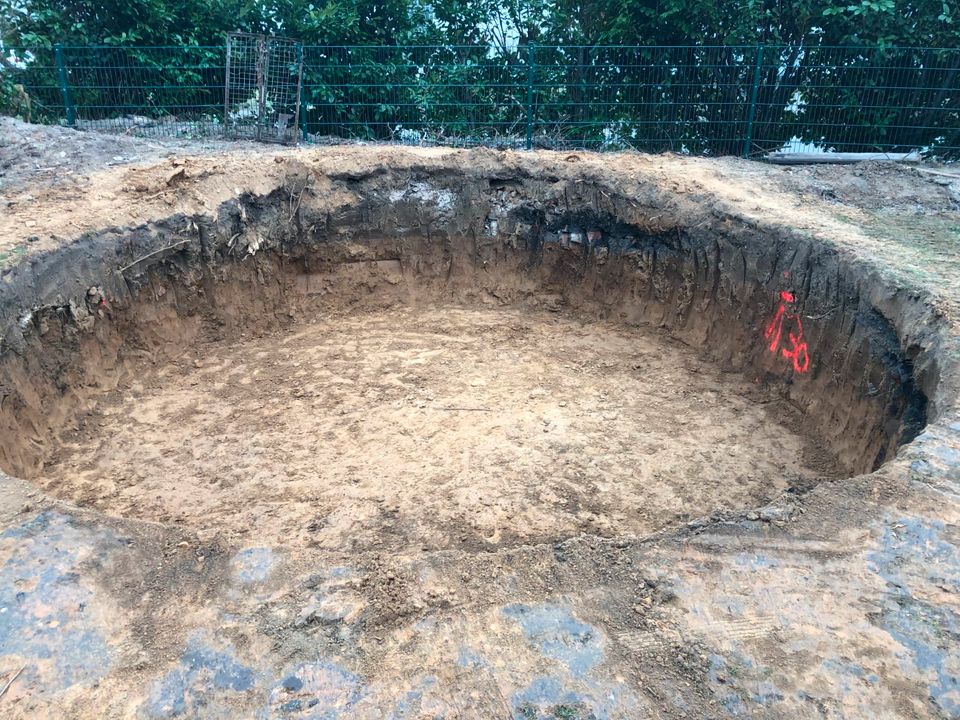 Baggerarbeiten Fundamente Hauswände und Keller ausschachten in Xanten