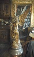 antike Göttin Minerva, Bronze Skulptur, Marmorsockel, 76cm hoch, Thüringen - Gräfenthal Vorschau