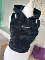 Alphalete Trainingstop Shirt mit Kapuze schwarz camouflage S Nordrhein-Westfalen - Frechen Vorschau