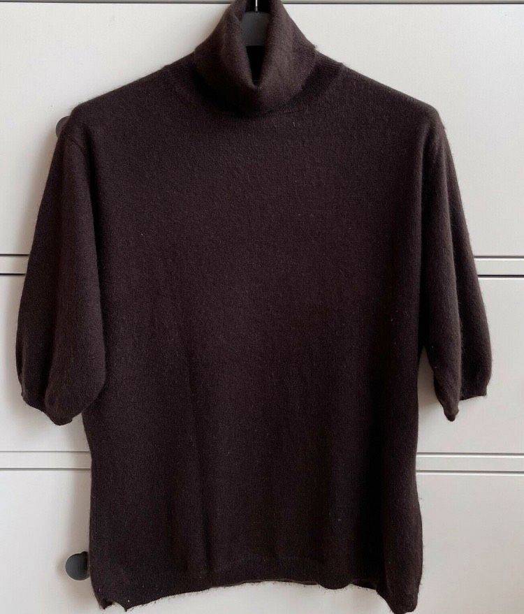 ☀️ Kaschmir Pullover 100% Cashmere dunkelbraun Gr. 38 neuwertig in Anzing