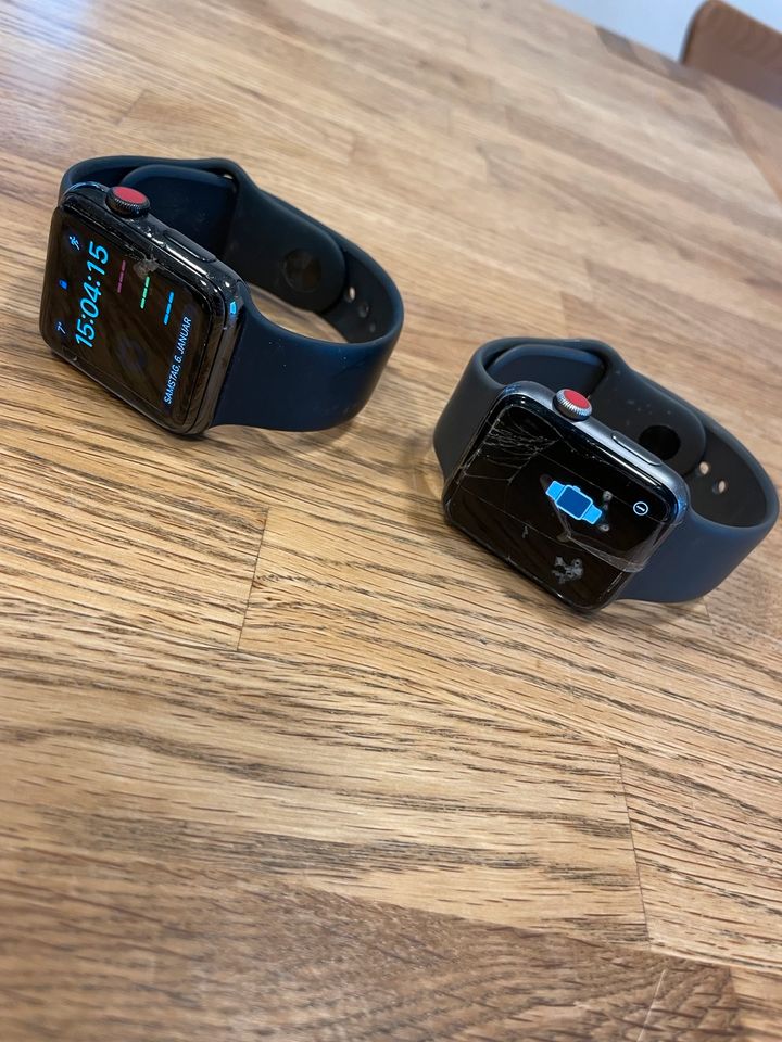 2x Apple Watch 3 GPS+LTE Edelstahl & Alu in Kreuzwertheim