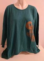 Bonprix bluse sweatshirts mit muster türkis  gr 48 50 neu Bayern - Neuendettelsau Vorschau