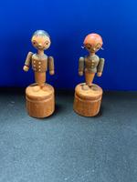 Max Moritz Wackelfigur Drückfigur Kippfigur DDR Holz DS Dresden - Neustadt Vorschau