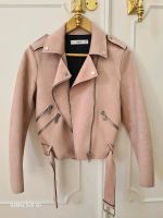 Lederjacke Wildleder Gürtel rosa mauve M 38 Mango Baden-Württemberg - Baden-Baden Vorschau