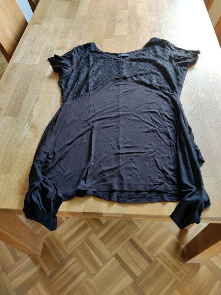 Shirt/Longshirt) Zipfelshirt 40/52 schwarz in Kassel