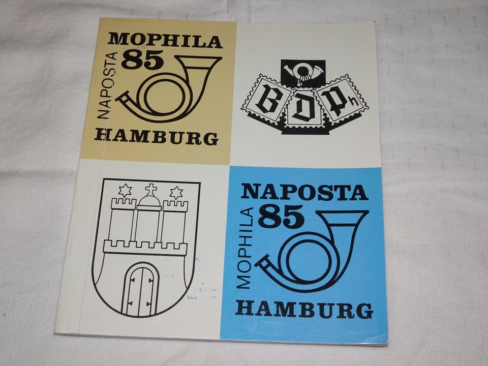 Briefmarken Post Buch 1985 Mophila Hamburg Philatelisten in Hattingen