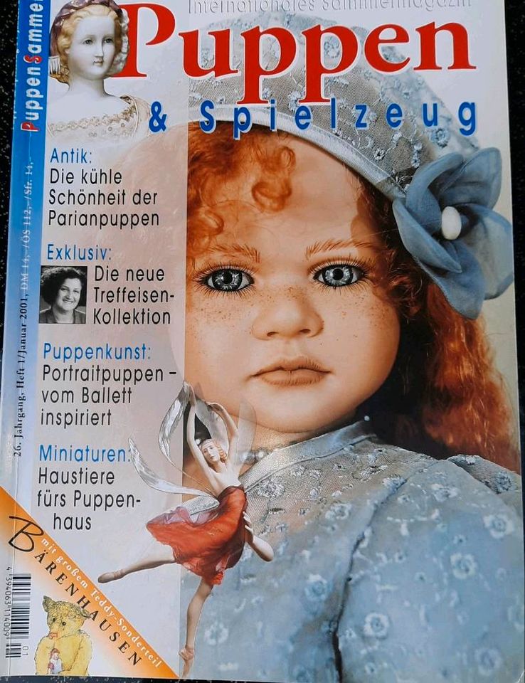 7 Sammlermagazine Puppen & Spielzeug Hefte 1 / Jan - 8 / Dez 2001 in Pinneberg