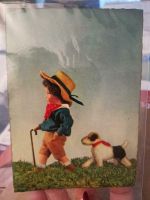 Käthe Kruse Postkarte Sammelobjekt "Junge mit Terrier" Saarland - Saarlouis Vorschau