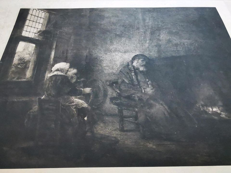 Rembrandt van Rijn Gemälde, Der alte Tobias u. seine Frau Hanna in Hilter am Teutoburger Wald