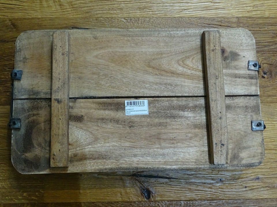 Holztablett Tablett Holz Landhaus natur 55 x 31 cm in Wiesbaden