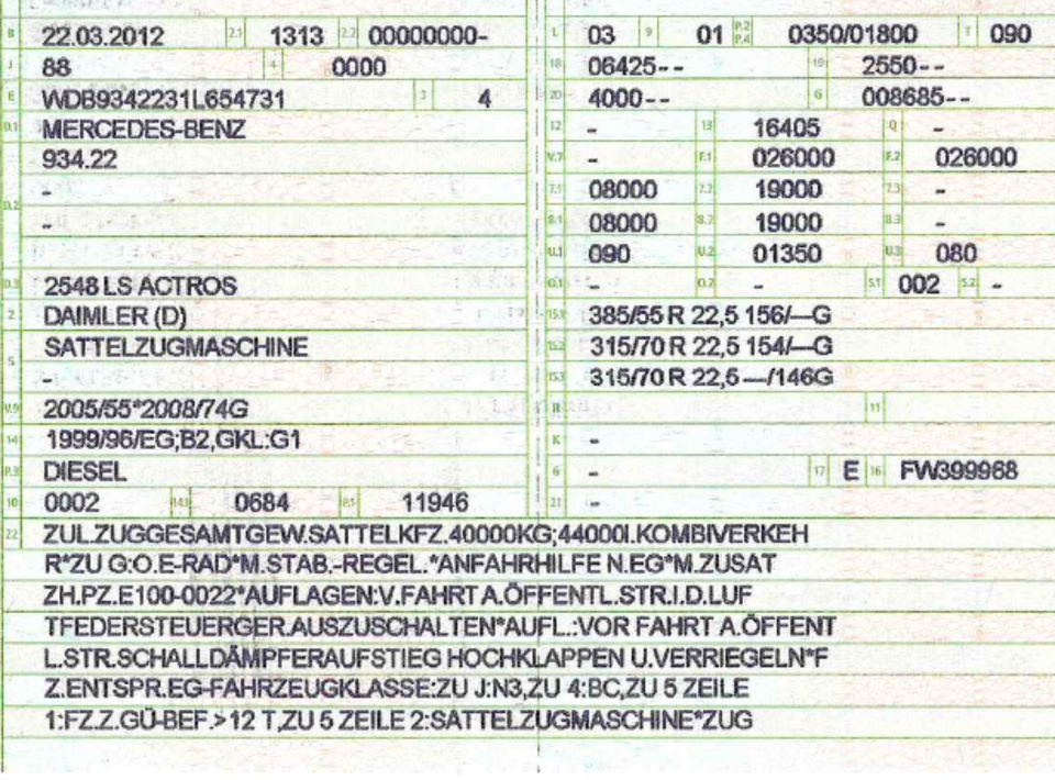 MB ACTROS - 3 Achs Sattelzugmaschine 2548 LS mit Spezialauflieger in Reinhardtsgrimma