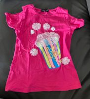 Mädchen T-Shirt, schulterfrei, mit Applikationen, Gr. 8 Jahre Hessen - Bürstadt Vorschau