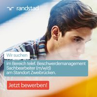 Sachbearbeiter Beschwerdemanagement (m/w/d) in Zweibrücken Rheinland-Pfalz - Zweibrücken Vorschau