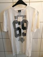 Herren weißes mit Print T-Shirt Marke HOUSE Größe M Bayern - Kaufbeuren Vorschau