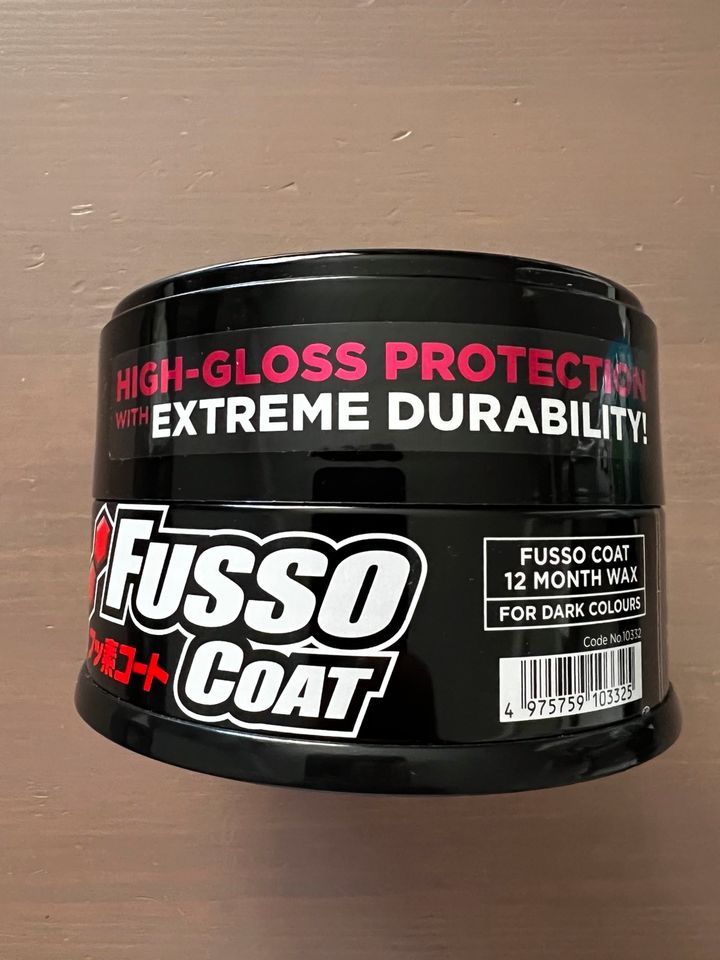 SOFT99 Fusso Coat 12M Wax Dark Premium Autowachs dunkel 200g NEU! in Bielefeld