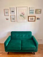 2er-Sofa aus Samt | grün Pankow - Prenzlauer Berg Vorschau