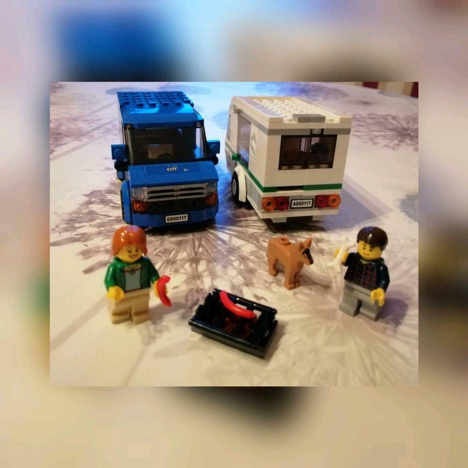 LEGO City • Van mit Wohnwagen • Top Zustand • inkl. Versand in Brachttal