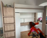 Hochbett mit integriertem Schrank und Schreibtisch, wie neu Bayern - Dollnstein Vorschau