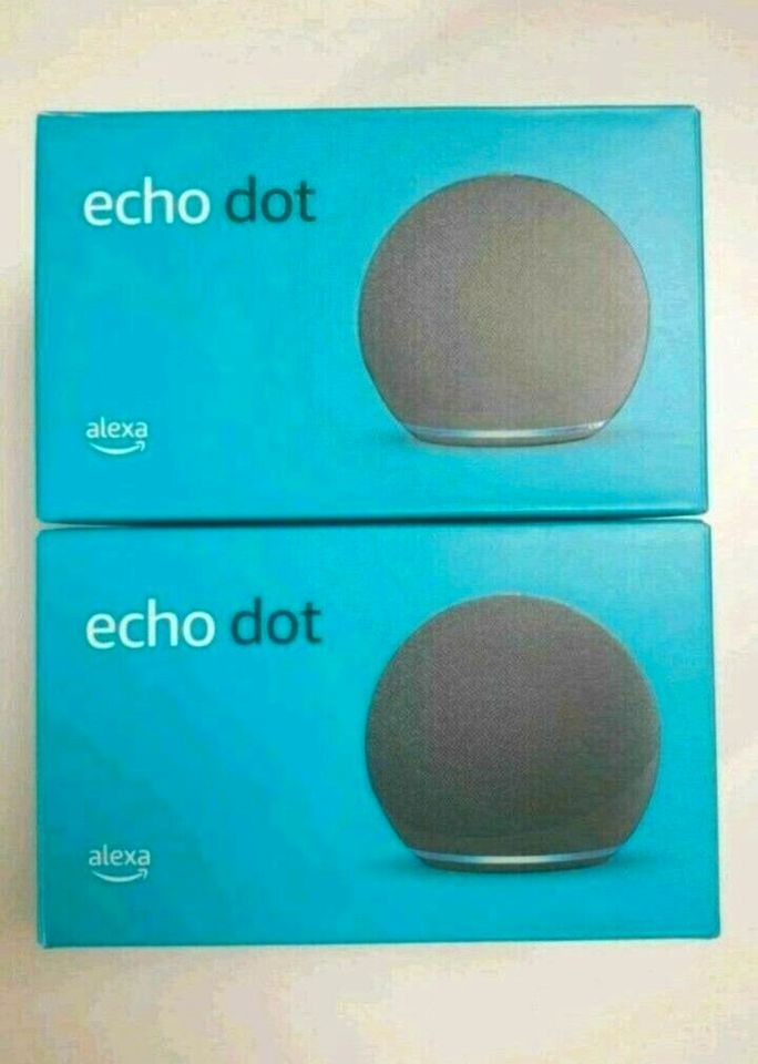 2 Stück Amazon Echo Dot 4. Gen. NEU OVP anthrazit schwarz Alexa in Gosheim